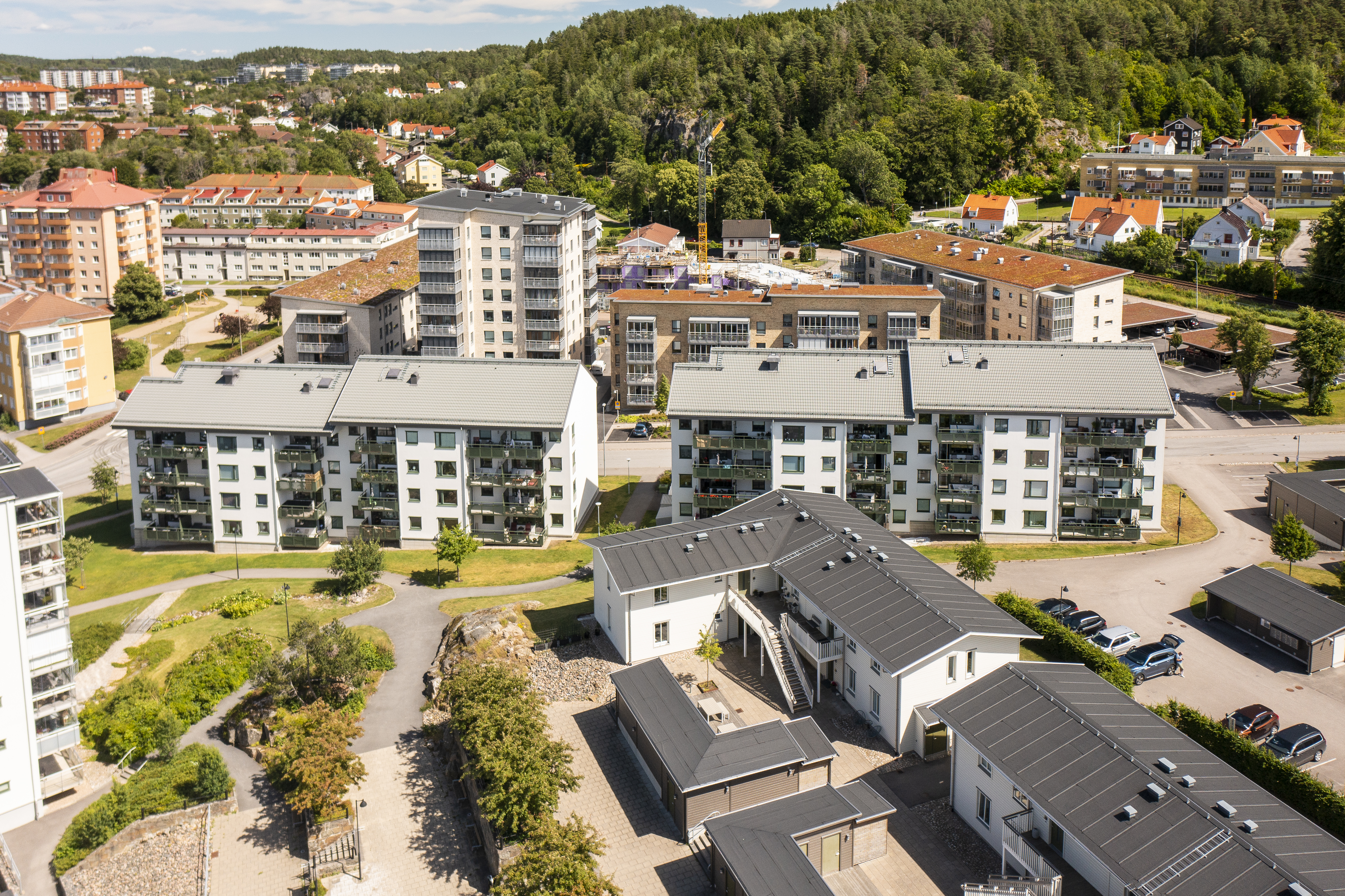 Fastighetsbild på Uddevallahems fastigheter på Studievägen 2